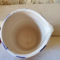Carafes à rayures colorées violettes