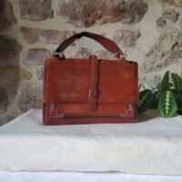 Sac à main et à bandoulière vintage en cuir
