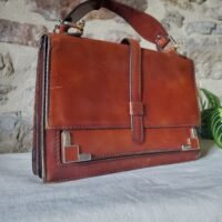 Sac à main et à bandoulière vintage en cuir