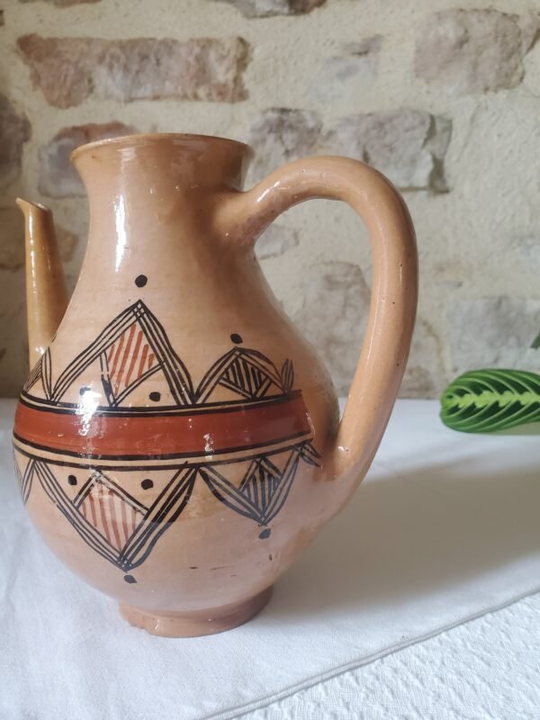 Théière berbere motifs peints