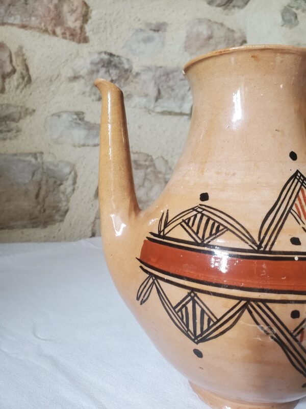 Théière berbere motifs peints