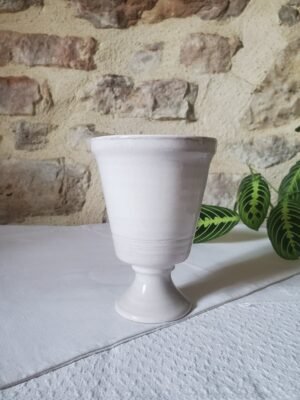 Vase en céramique crème