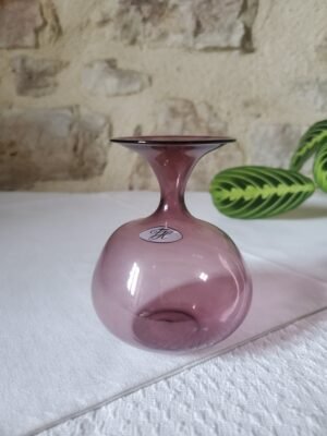 Pique fleur en verre soufflé