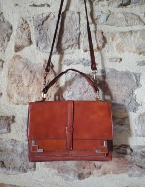 Sac à main et à bandoulière vintage en cuir