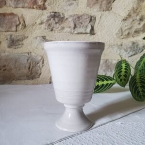 Vase en céramique crème