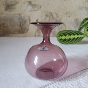 Pique fleur en verre soufflé