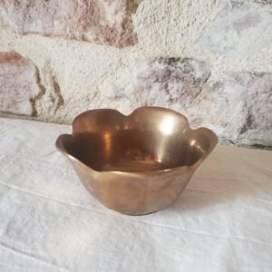 Coupelle en laiton forme de fleur