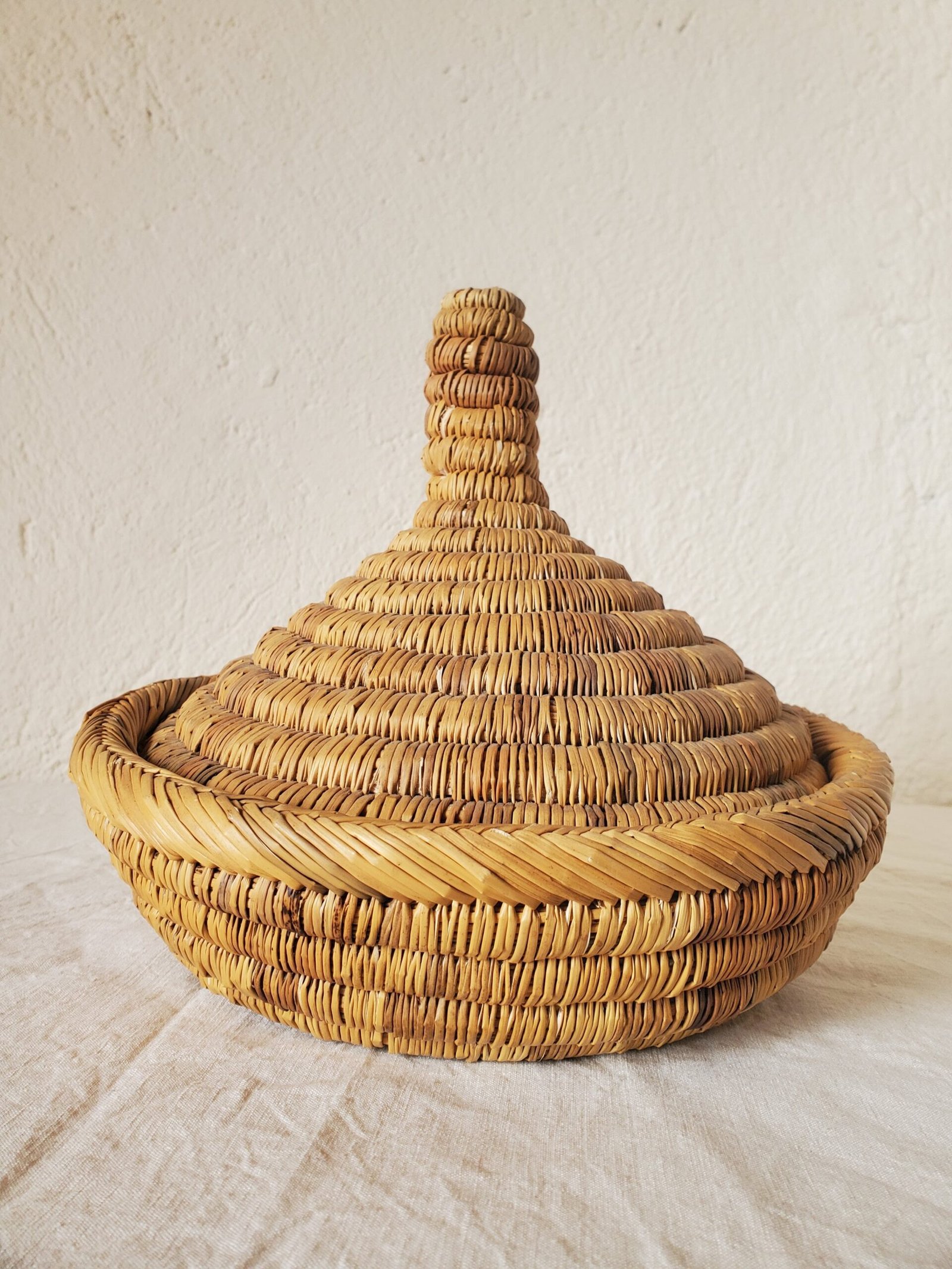 Panière berbère artisanale