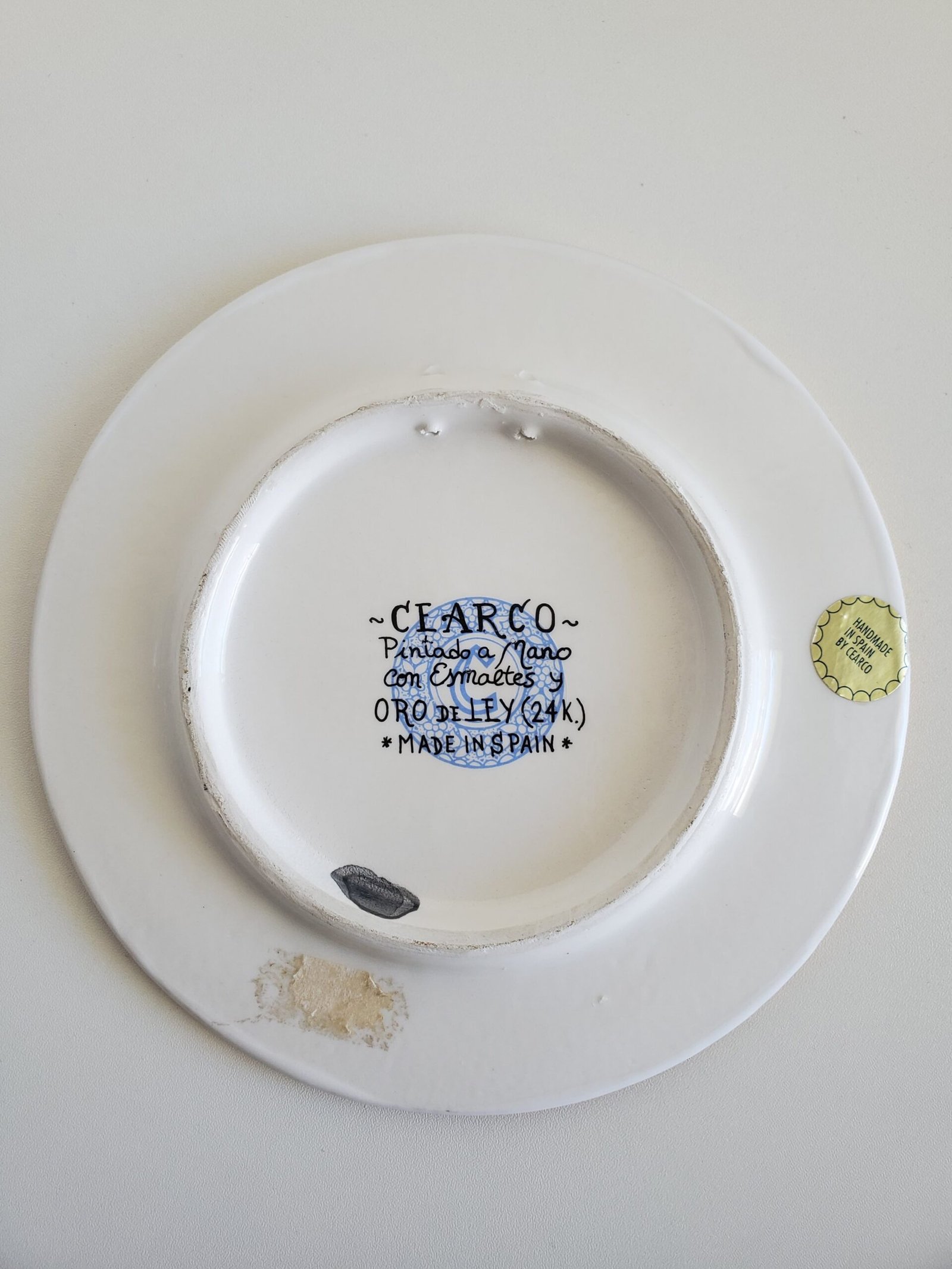 Assiette décorative murale en céramique – peinte à la main, artisanat espagnol – Image 5