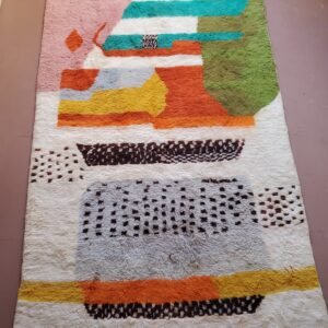 tapis berbère tissé en laine artisanat marocain