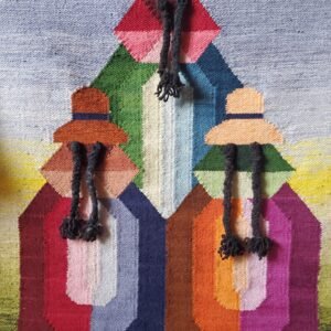 Tenture murale artisanale – Amérique latine – Textile andin bohème