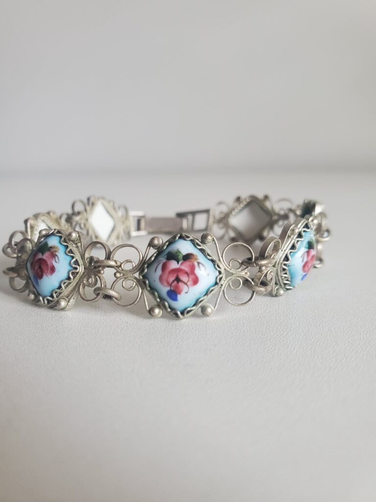 Bracelet vintage filigrane argente maison anouchka scaled