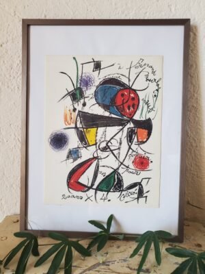 Lithographie originale Joan Miro maison anouchka 1.jpg