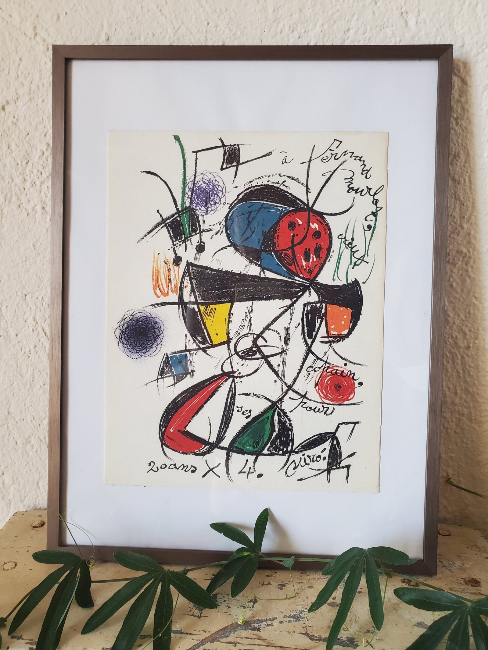 Lithographie originale Joan Miro maison anouchka 1.jpg