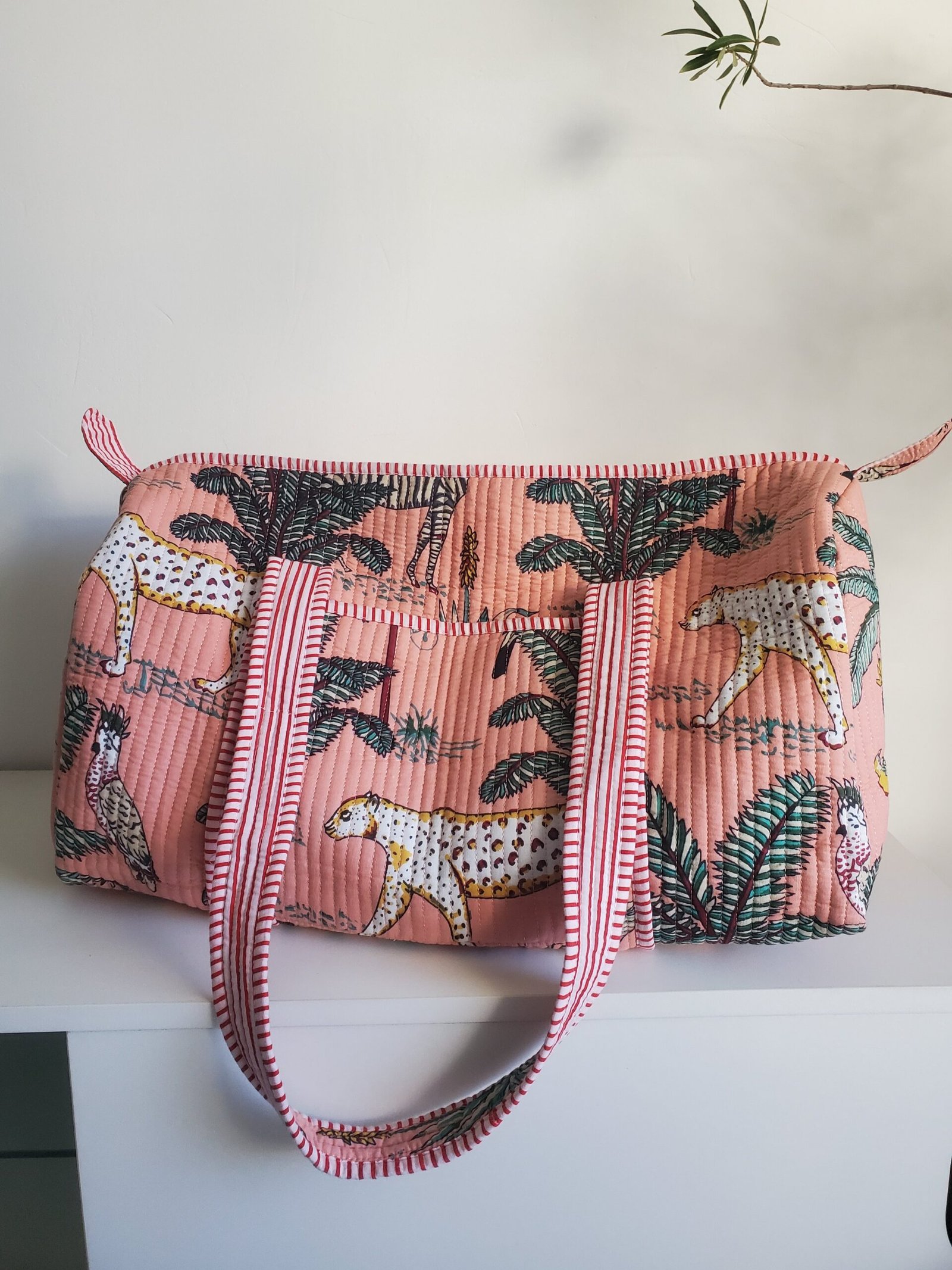 Sac de voyage blockprint en coton maison anouchka.jpg