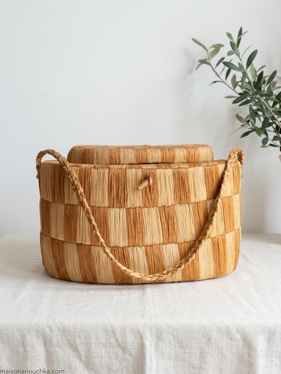 panier ovale vintage vannerie maison anouchka.jpg