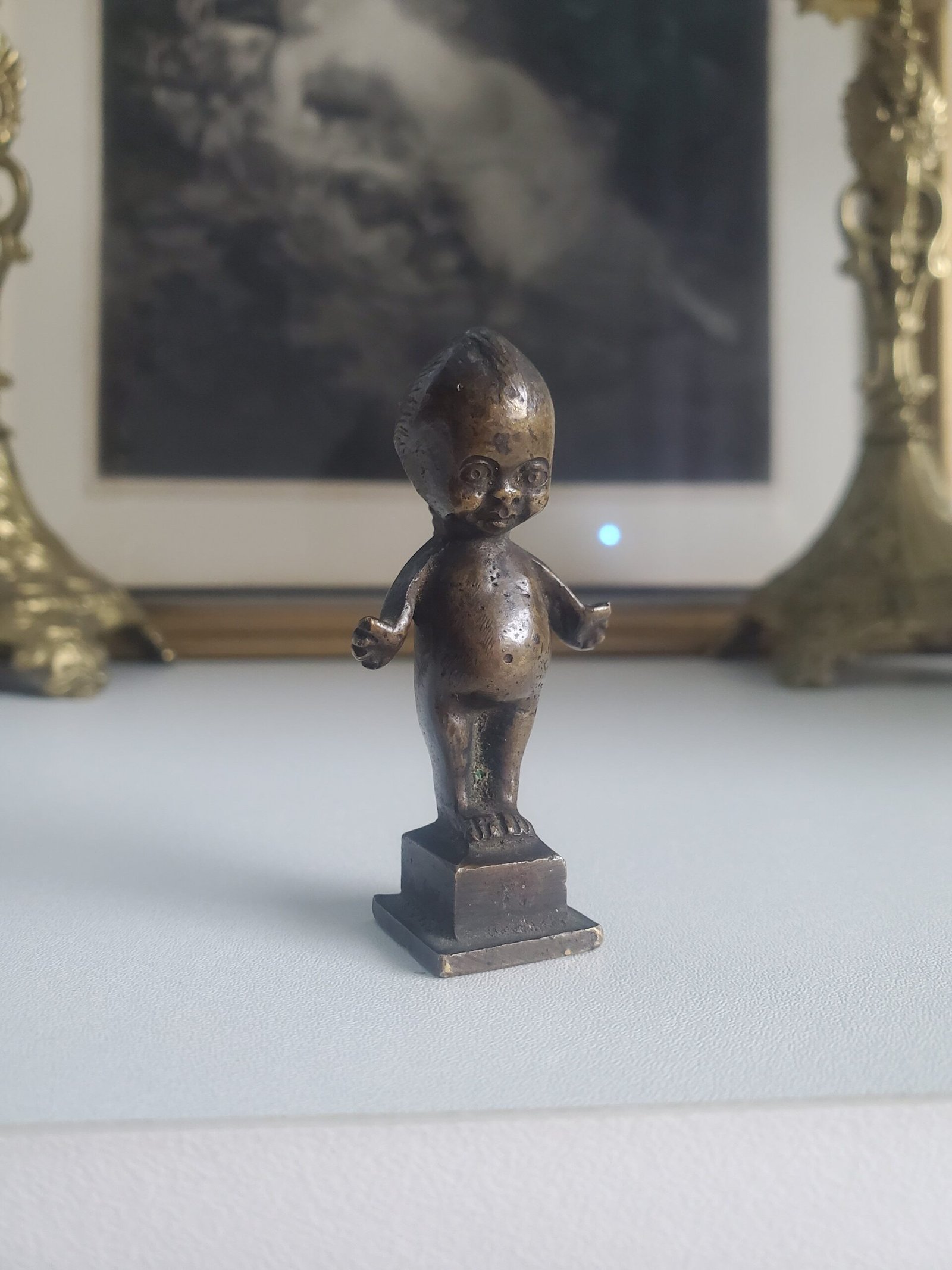 sceau bronze art nouveau kewpie maison anouchka 1.jpg