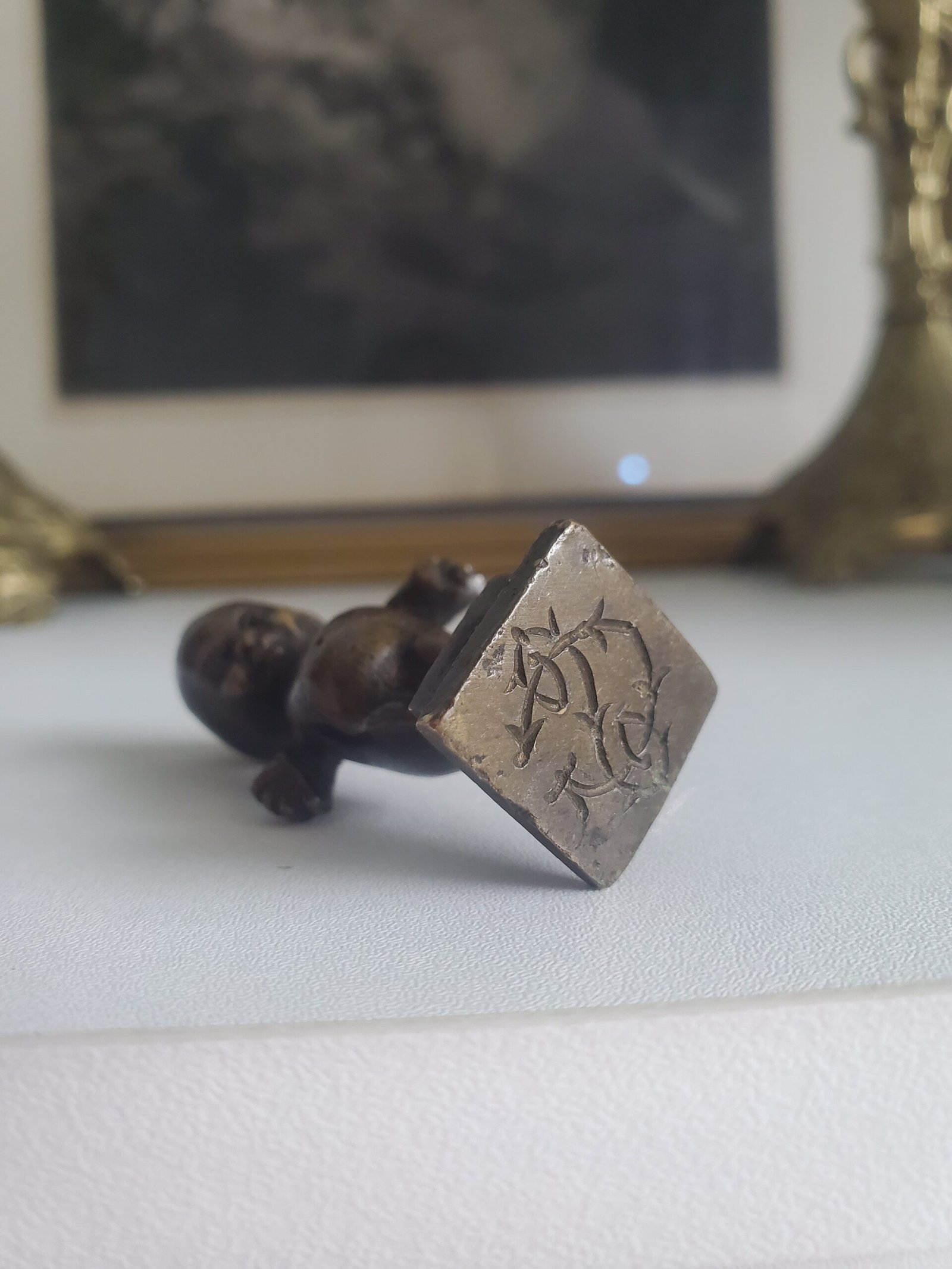 sceau bronze art nouveau kewpie maison anouchka 5.jpg
